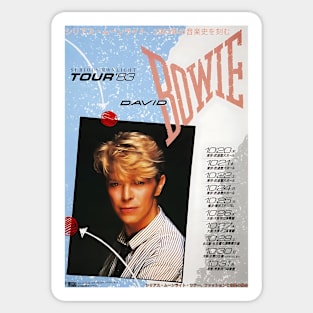 David Bowie - Serious Moonlight Tour of Japan Sticker